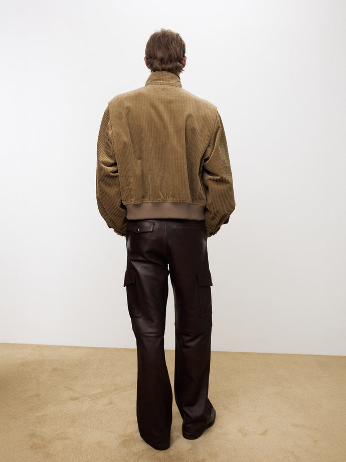 Tonywack - Italian Corduroy Harrington Jacket (Beige Khaki) product image 4 | TRAB K-Fashion Australia