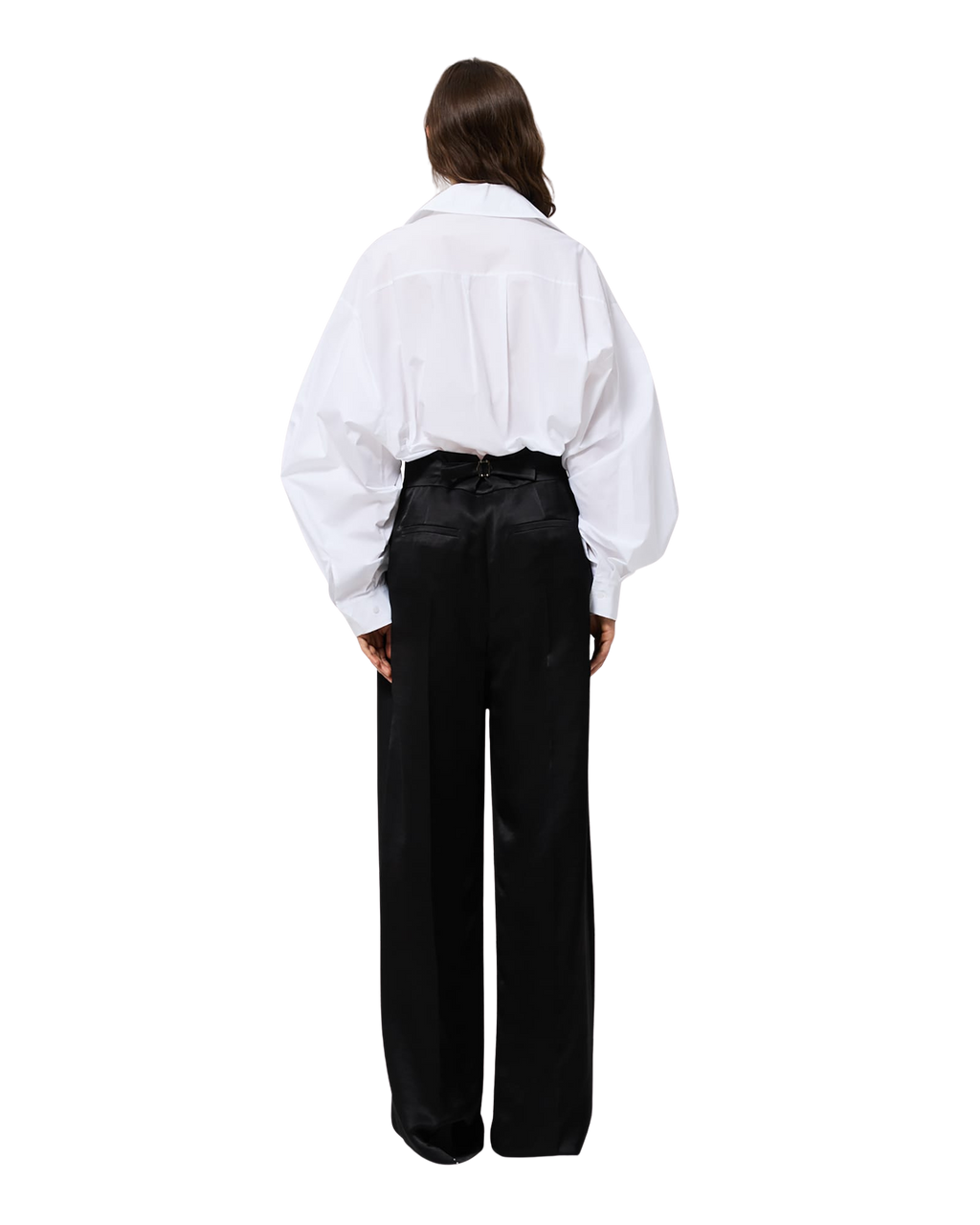 Kimhe Kim - Belted Wide Pants (Black) product image 5 | TRAB K-Fashion Australia
