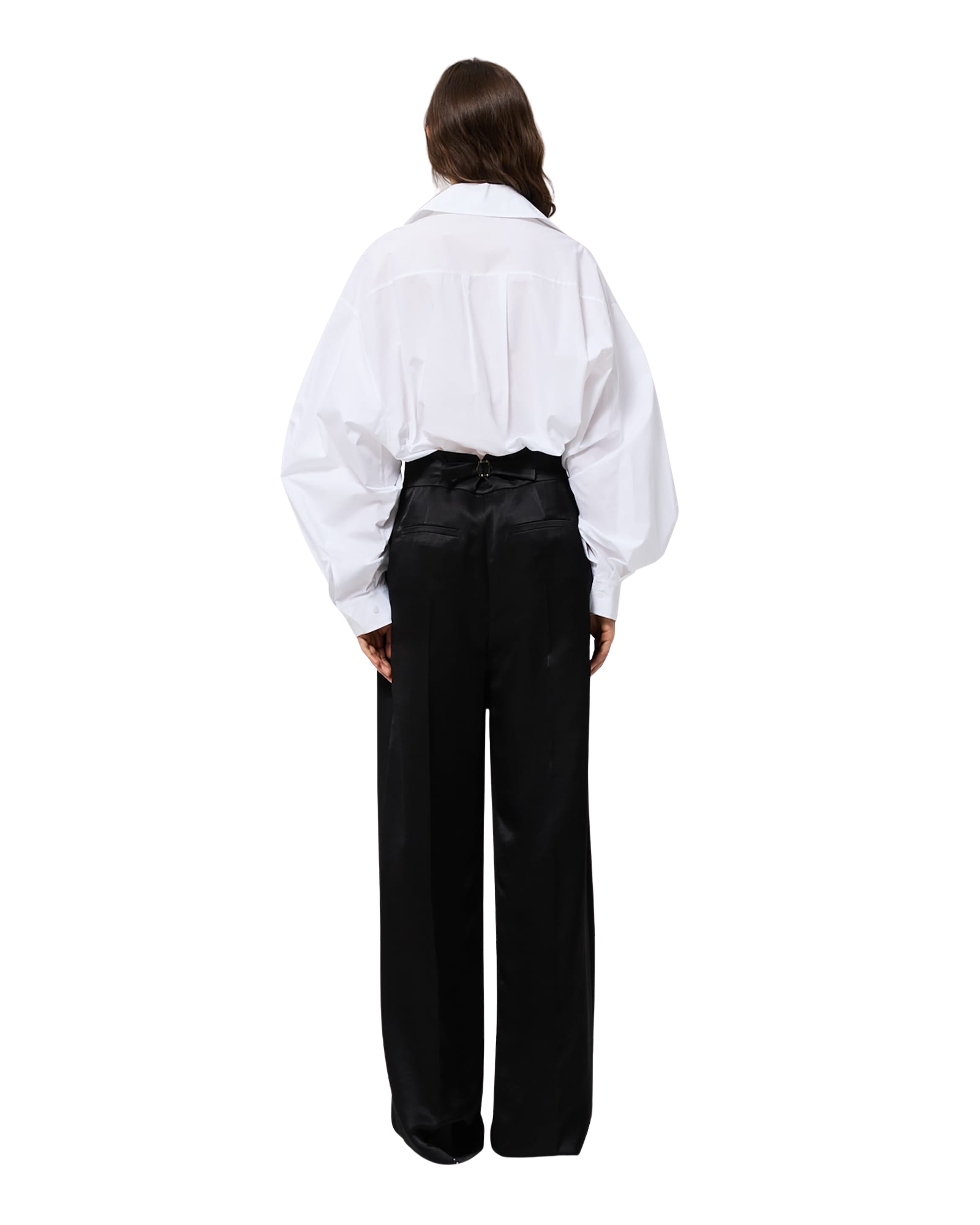 Kimhe Kim - Belted Wide Pants (Black) product image 5 | TRAB K-Fashion Australia