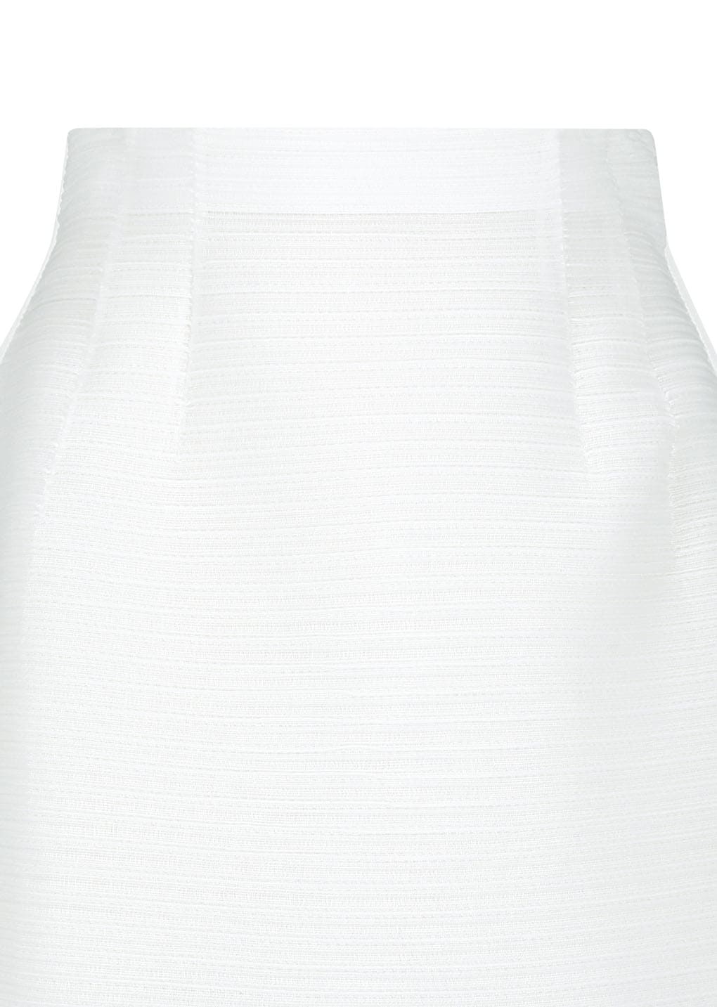 Amomento - Pleats Curved Skirt (White) product image 7 | TRAB K-Fashion Australia