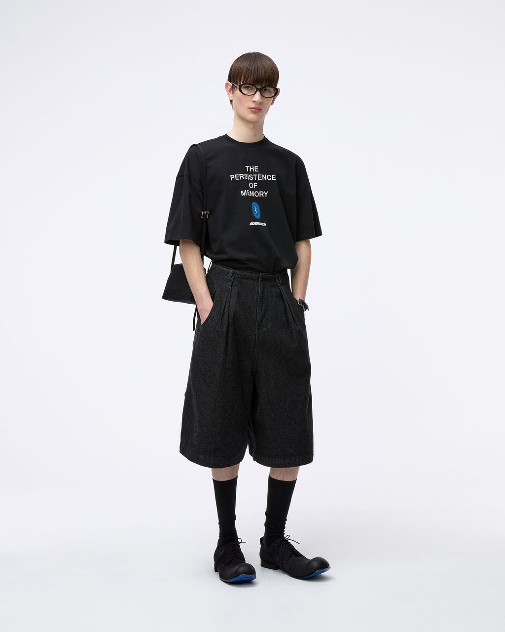 Ader Error - Denim Shorts Product. 80 (Noir) product image 5 | TRAB K-Fashion Australia