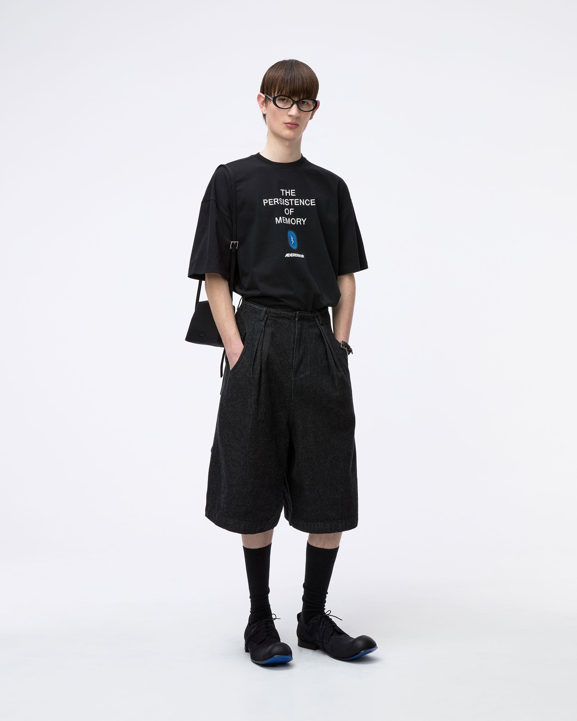Ader Error - Denim Shorts Product. 80 (Noir) product image 5 | TRAB K-Fashion Australia