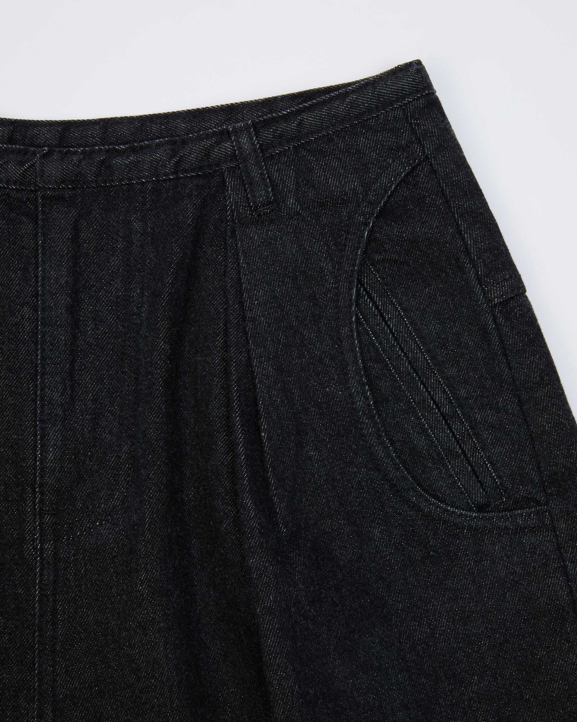 Ader Error - Denim Shorts Product. 80 (Noir) product image 7 | TRAB K-Fashion Australia