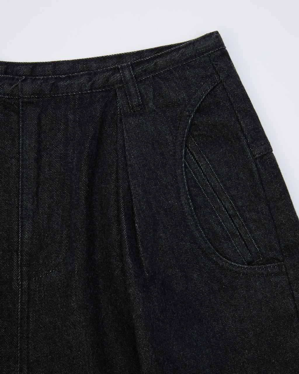 Ader Error - Denim Shorts Product. 80 (Noir) product image 7 | TRAB K-Fashion Australia