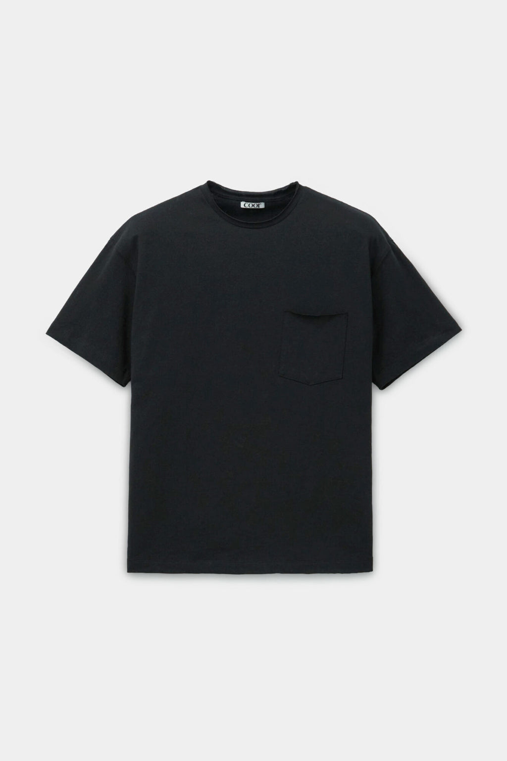 Coor - Low Cut Regular Fit T-Shirt (Black) product image 1 | TRAB K-Fashion Australia