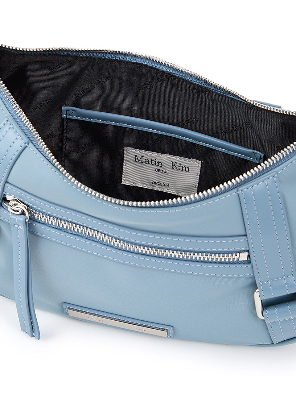 Matin Kim - Fabric Arc Hobo Bag (Smoke Blue) product image 5 | TRAB K-Fashion Australia