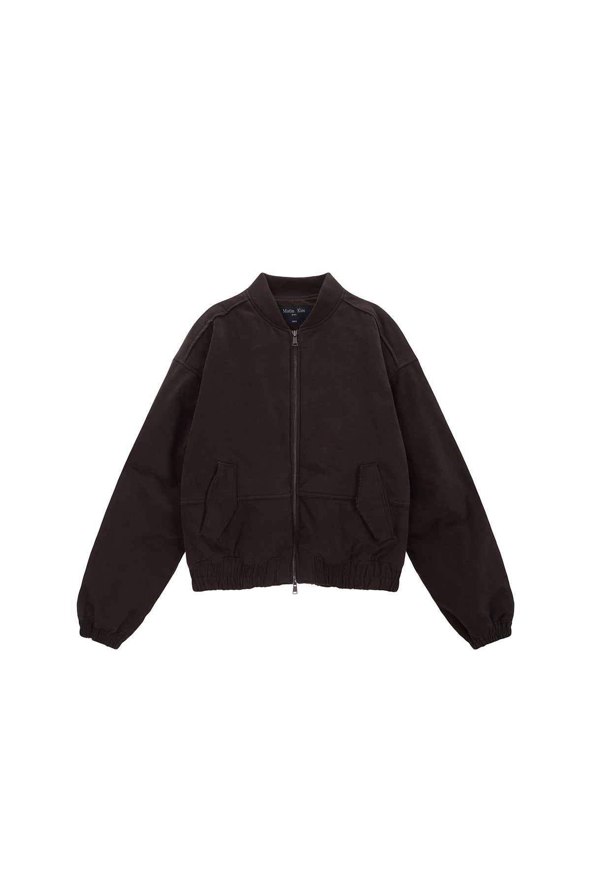 Matin Kim - Cotton Bomber Jumper (Brown) product image 1 | TRAB K-Fashion Australia