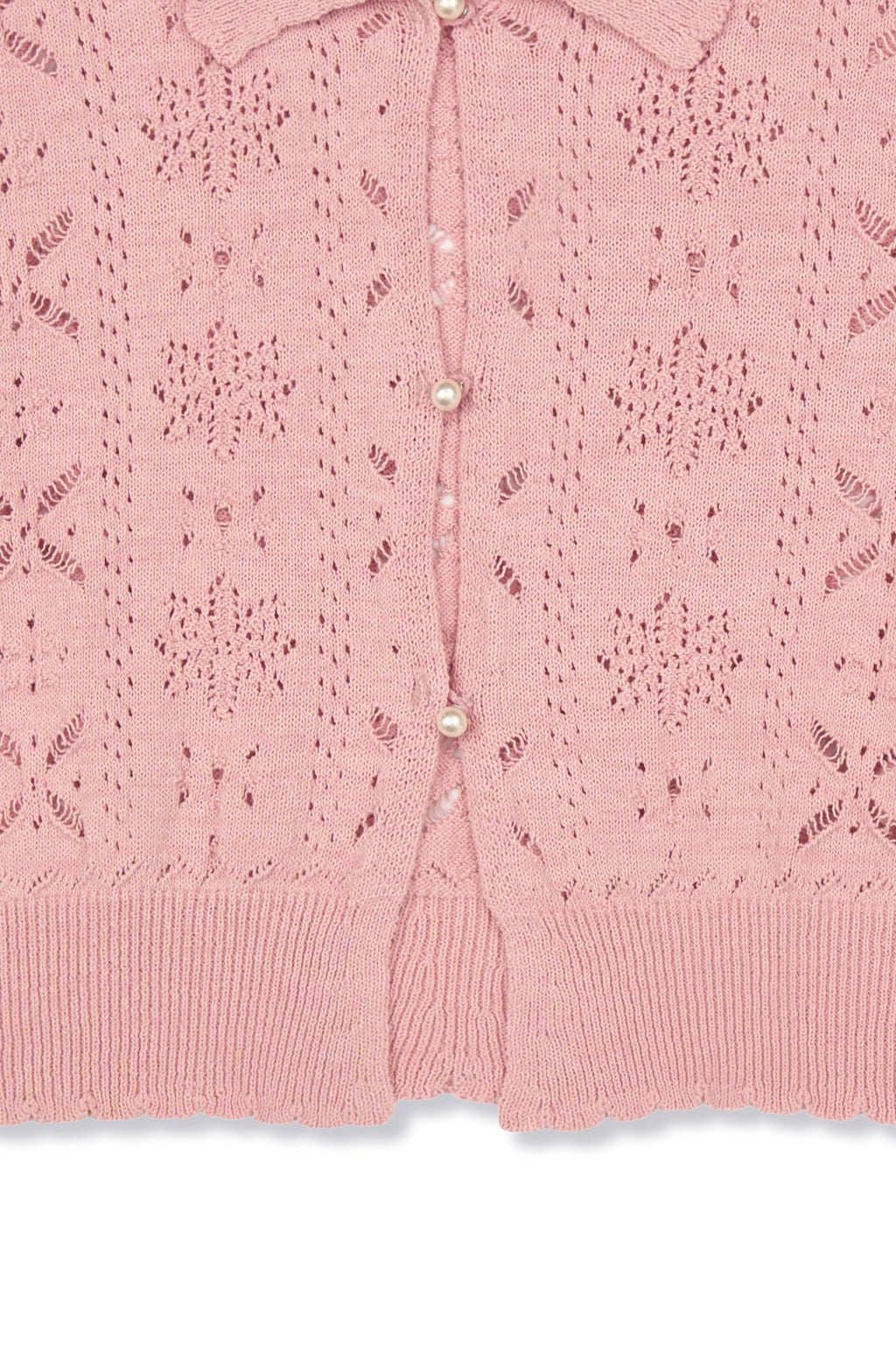 Ioedle - Flower Bomb Knit Cardigan (Pink) product image 1 | TRAB K-Fashion Australia