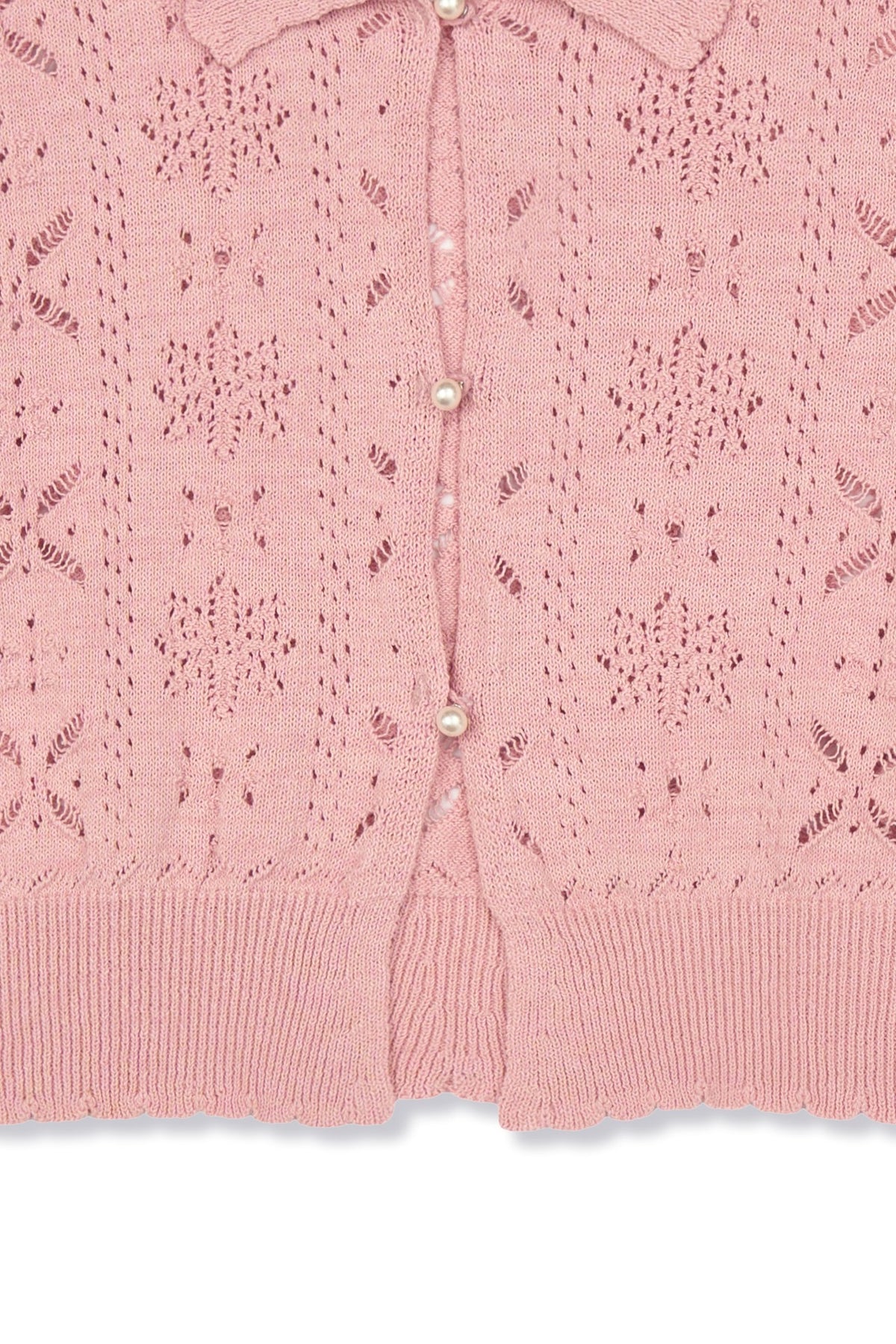 Ioedle - Flower Bomb Knit Cardigan (Pink) product image 1 | TRAB K-Fashion Australia