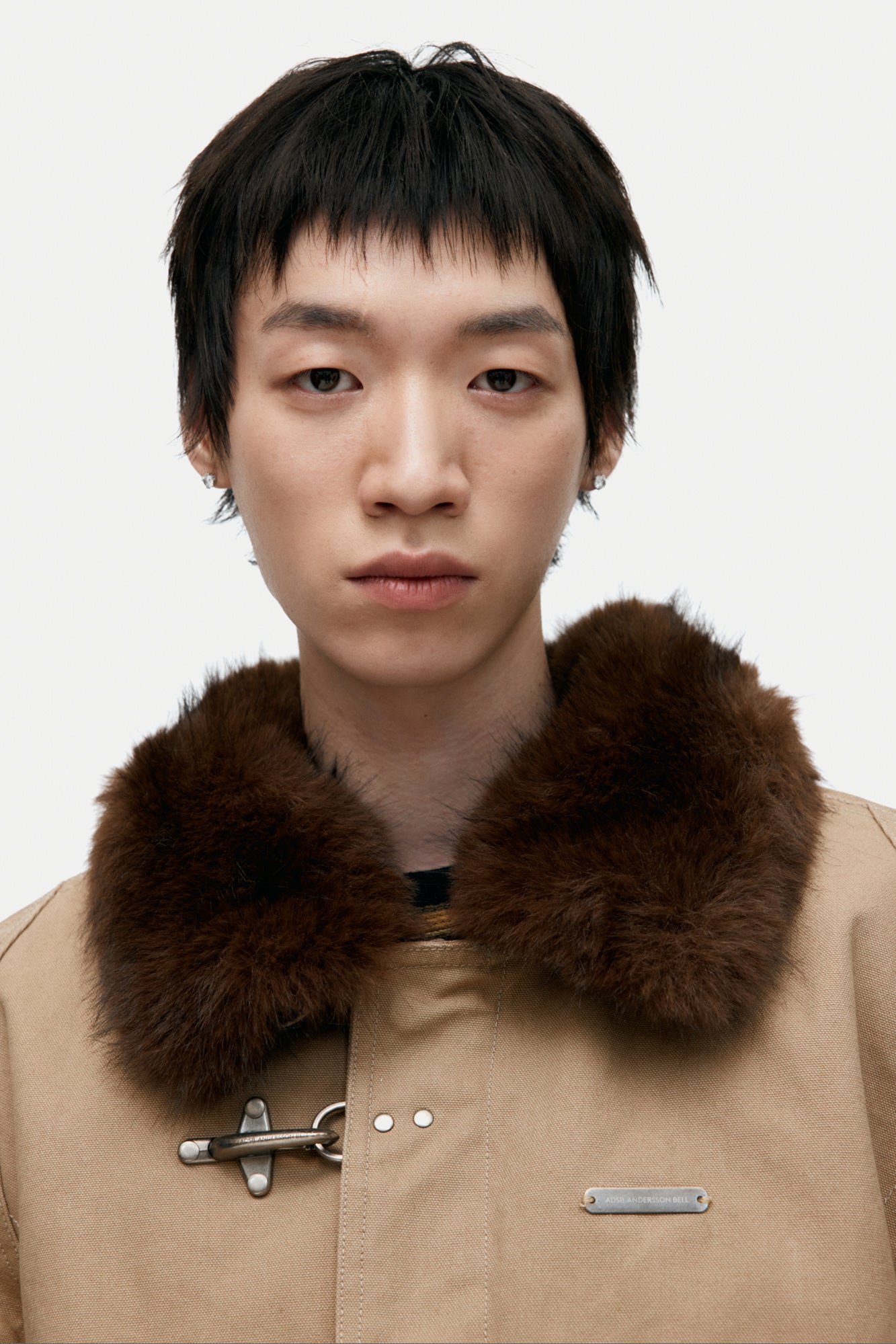 Andersson Bell - Unisex Ortega Washed Cotton Jacket (Beige) product image 5 | TRAB K-Fashion Australia