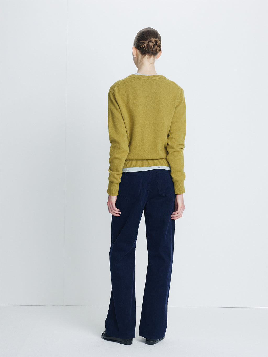 Tonywack - Corduroy Oversized Pants (Midnight Blue) product image 4 | TRAB K-Fashion Australia