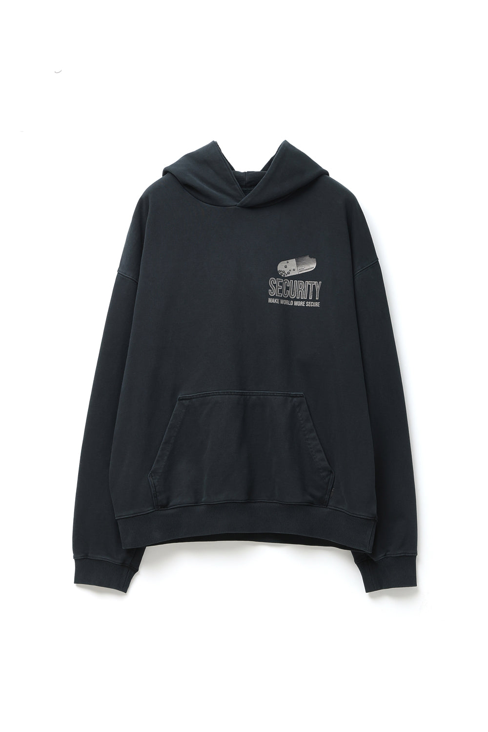 Hatchingroom - Alyac SECURITY Hoodie Over Dyed Dark (Green) product image 1 | TRAB K-Fashion Australia