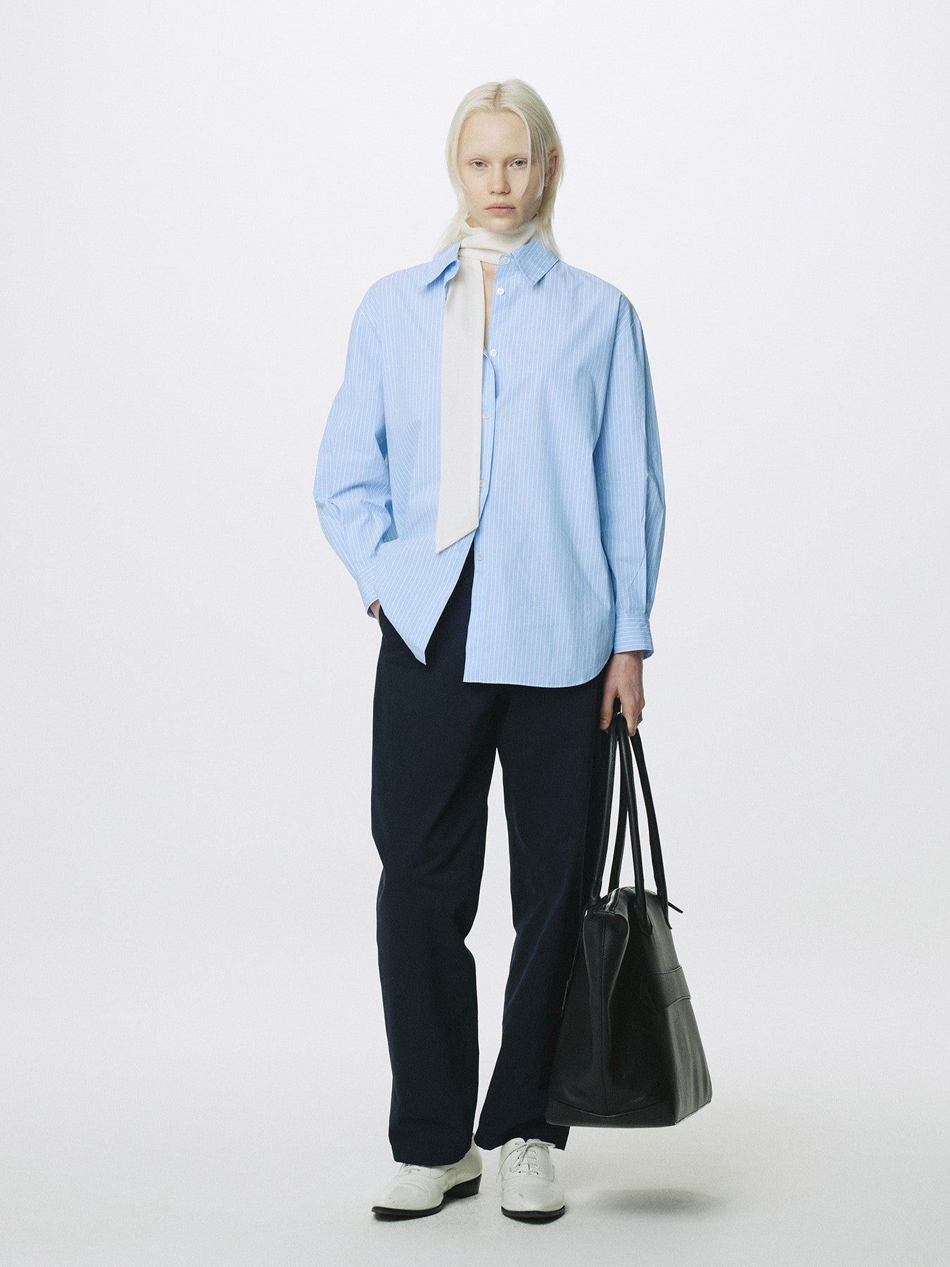Tonywack - Striped Cotton Over Shirt (Blue) product image 1 | TRAB K-Fashion Australia
