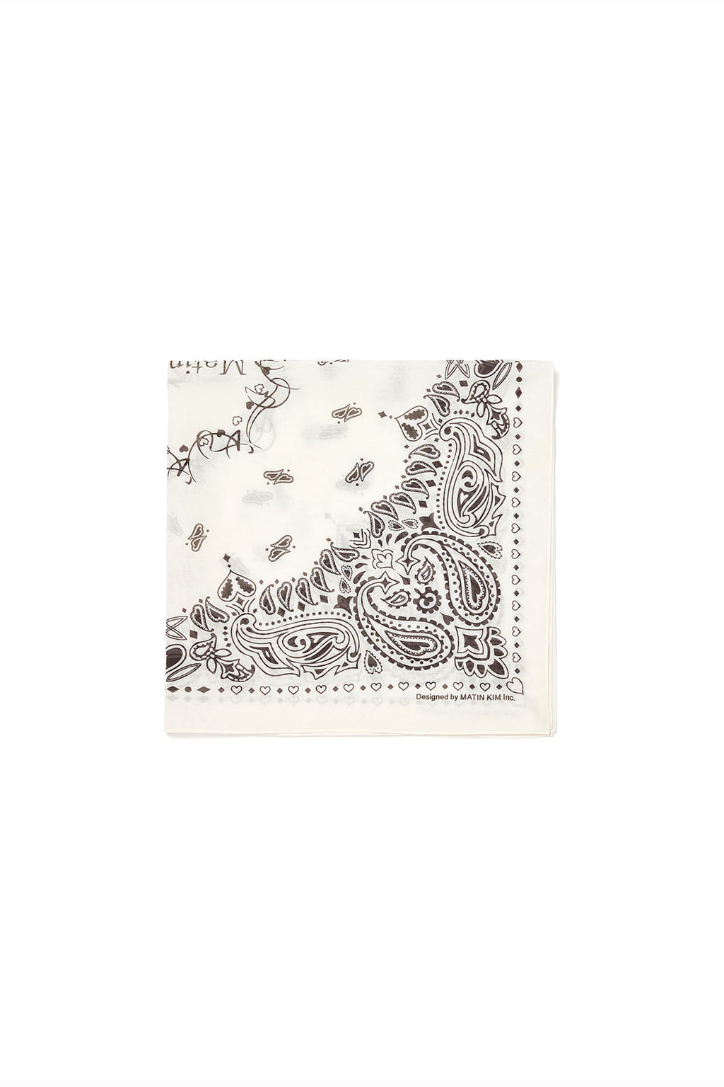 Matin Kim - Matin Vintage Printed Bandana (Ivory) product image 5 | TRAB K-Fashion Australia