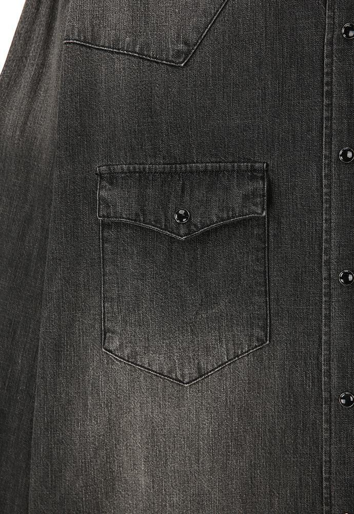 Art if acts - Western Denim Shirt_Japanese Fabric (Used Black) product image 12 | TRAB K-Fashion Australia