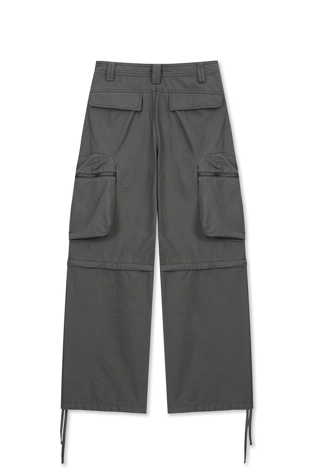 Matin Kim - Detachable Cargo Pants (Charcoal) product image 2 | TRAB K-Fashion Australia