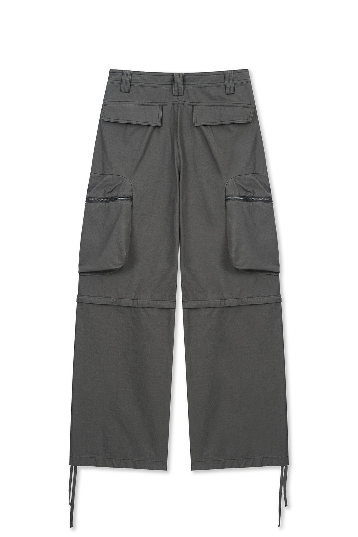 Matin Kim - Detachable Cargo Pants (Charcoal) product image 2 | TRAB K-Fashion Australia