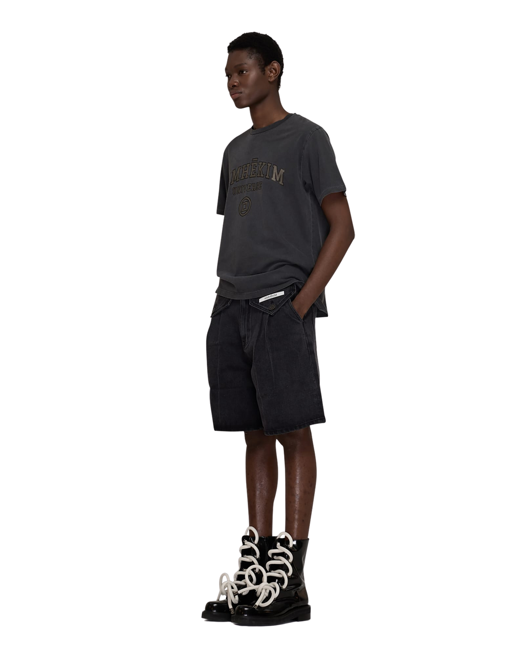 Kimhe Kim - Upcycled Universe T-Shirt (Grey) product image 2 | TRAB K-Fashion Australia