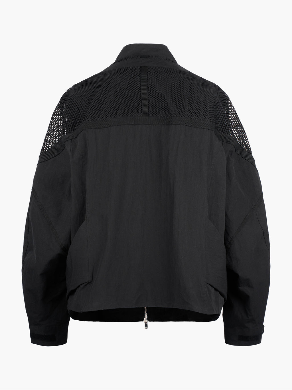 Jiyong Kim - Draped Pocket Mesh Sleeve Jacket (Black) product image 7 | TRAB K-Fashion Australia