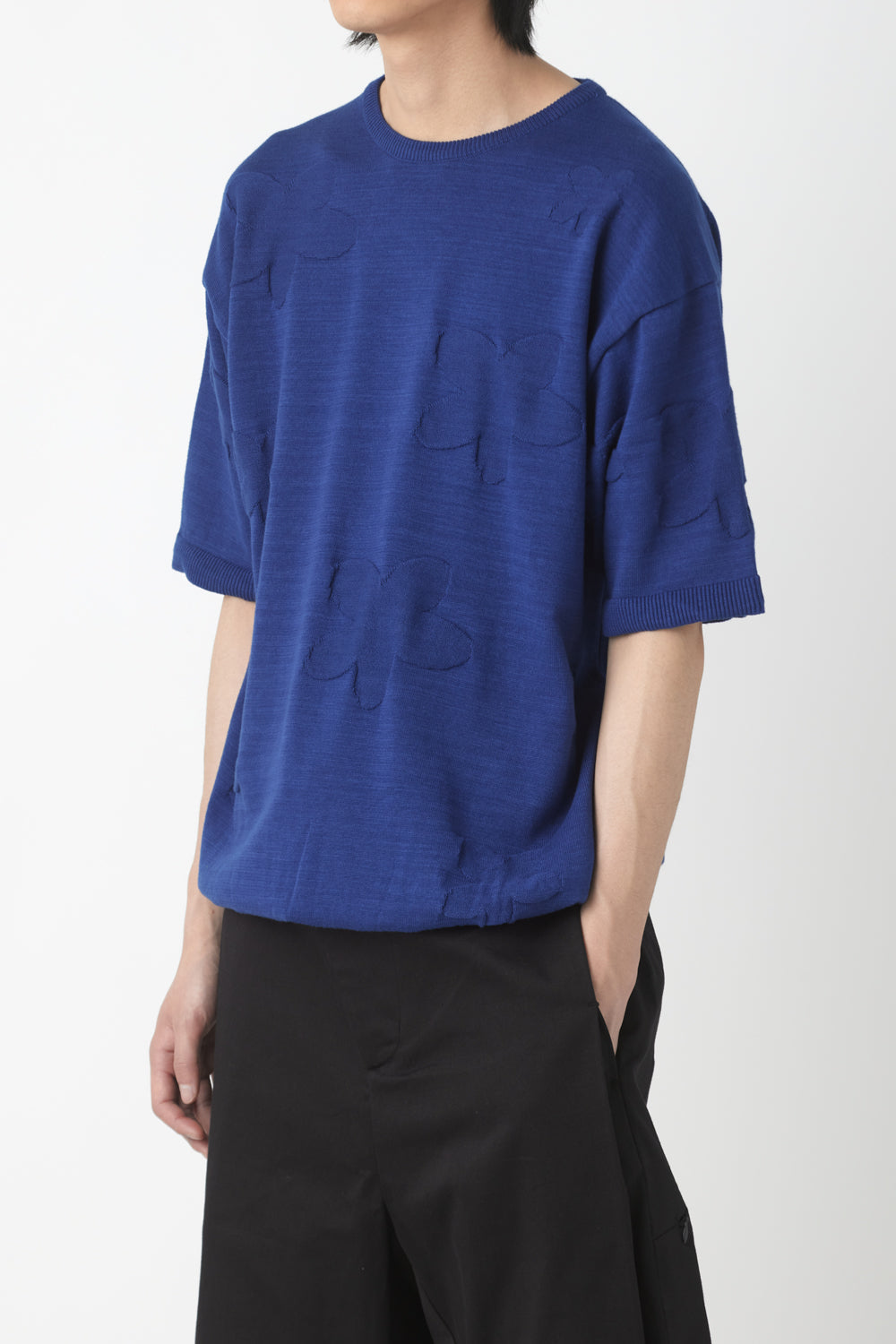 Hatchingroom - Floral Jacquard Knit V2 (Royal Blue) product image 10 | TRAB K-Fashion Australia