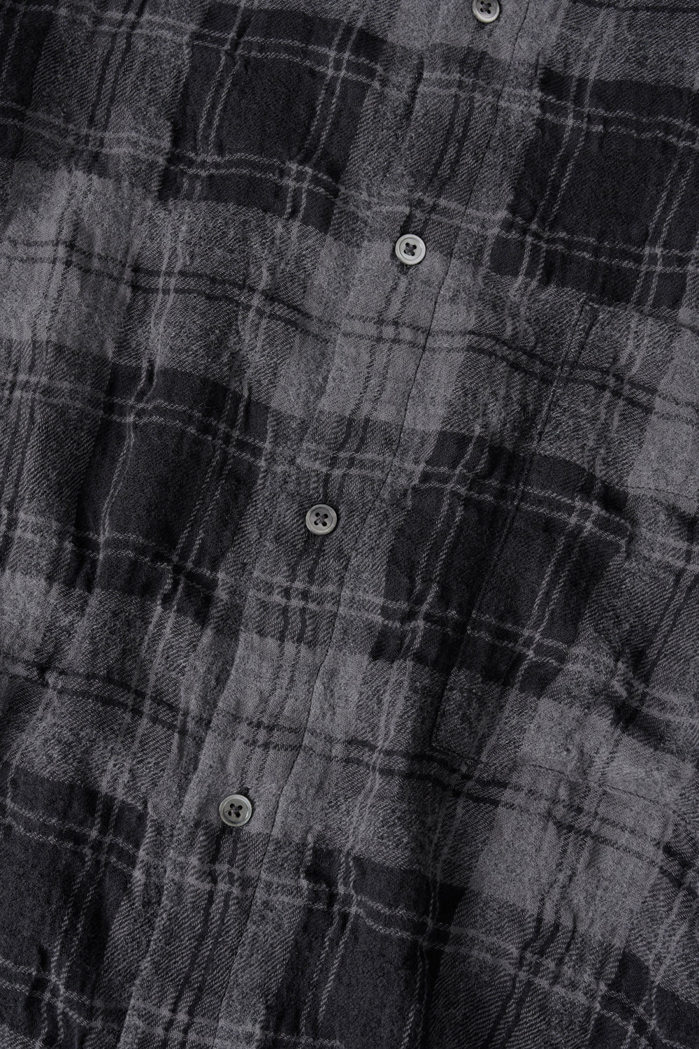 Hatchingroom - Crop Shirt Gauze Wool Check (Charcoal) product image 4 | TRAB K-Fashion Australia