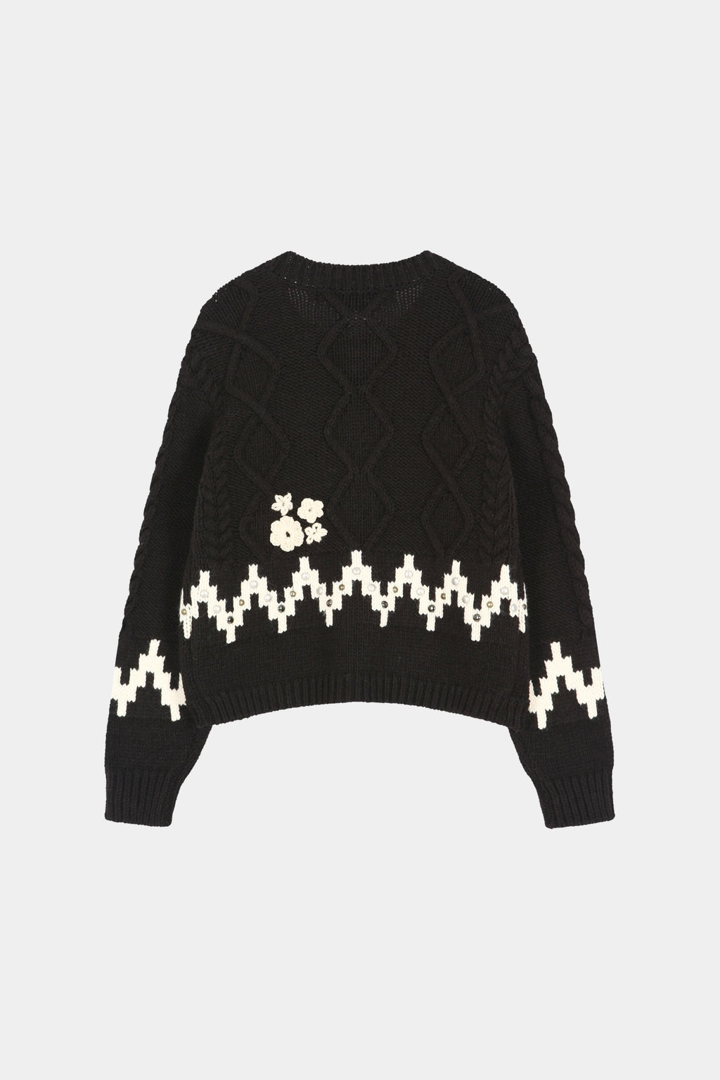 Andersson Bell - Fiori Camelia Cardigan (Black) product image 7 | TRAB K-Fashion Australia