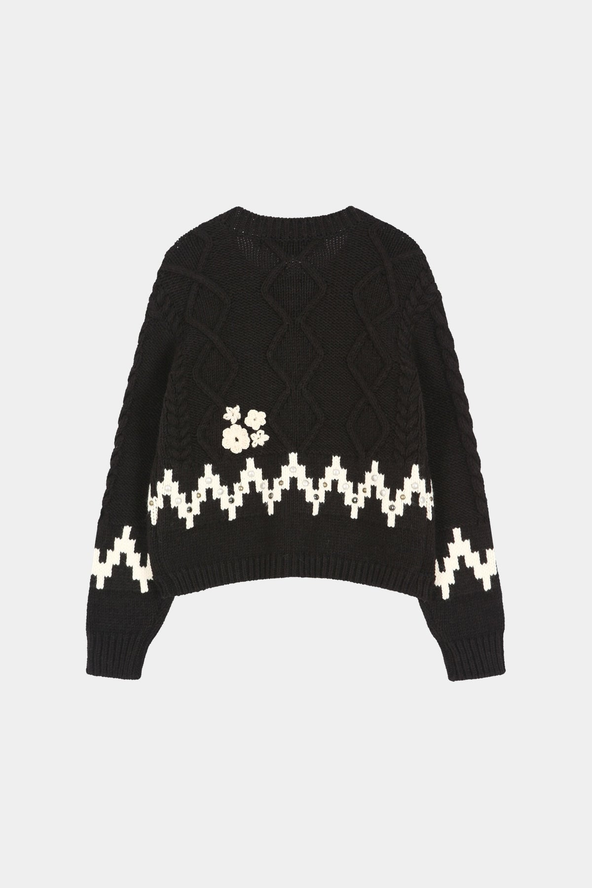 Andersson Bell - Fiori Camelia Cardigan (Black) product image 7 | TRAB K-Fashion Australia