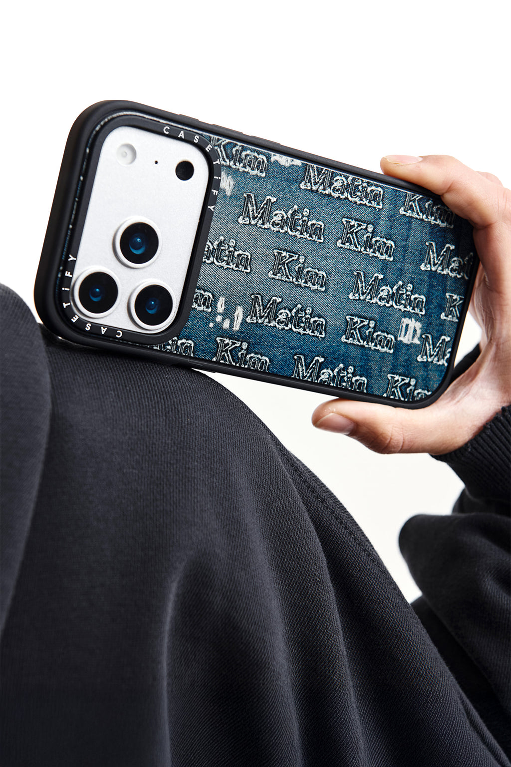 Matin Kim - Matin Kim X Casetify Denim Case (Blue) product image 15 | TRAB K-Fashion Australia