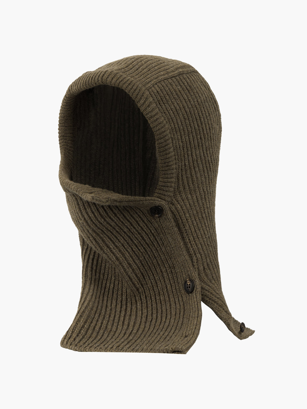 Jiyong Kim - Button Closure Balaclava (Khaki) product image 9 | TRAB K-Fashion Australia