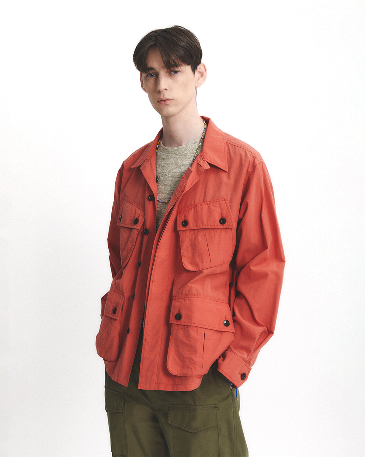 Eastlogue - Jungle Fatigue Jacket (Salmon) product image 2 | TRAB K-Fashion Australia