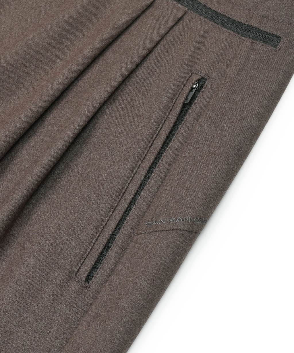 San San Gear - Wide Pants (Brown) product image 9 | TRAB K-Fashion Australia