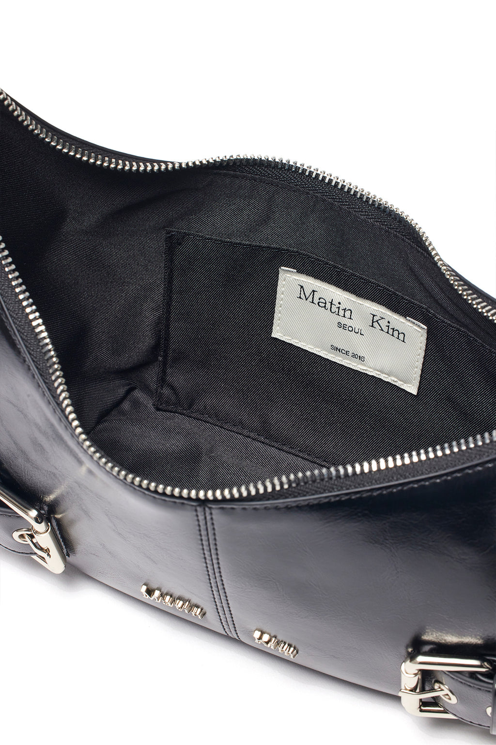 Matin Kim - Belted Shoulder Bag (Black) product image 4 | TRAB K-Fashion Australia