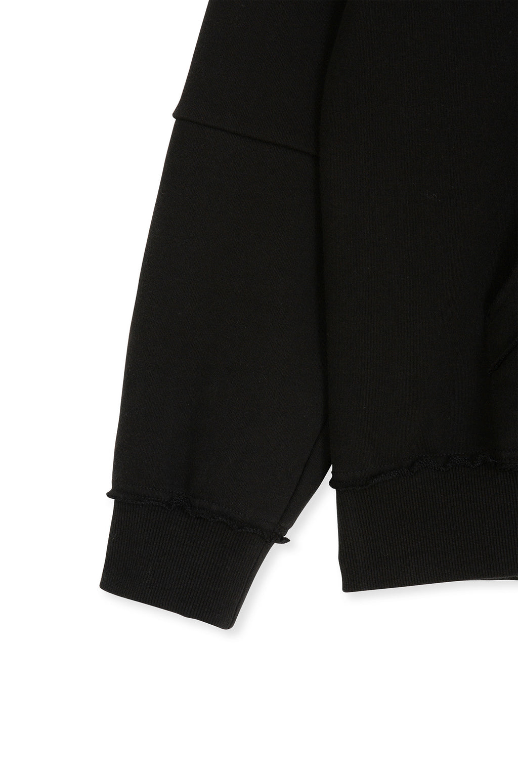 Matin Kim - Peaches Logo Graphic Hoody (Black) product image 6 | TRAB K-Fashion Australia