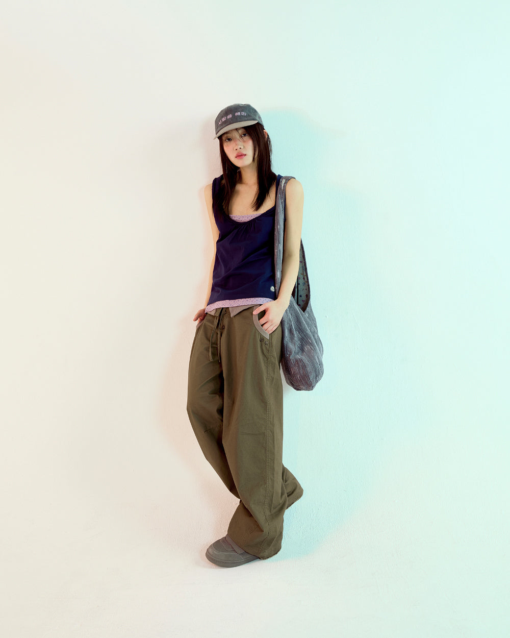 Coyseio - Dudu Layered Sleeveless (Navy) product image 9 | TRAB K-Fashion Australia