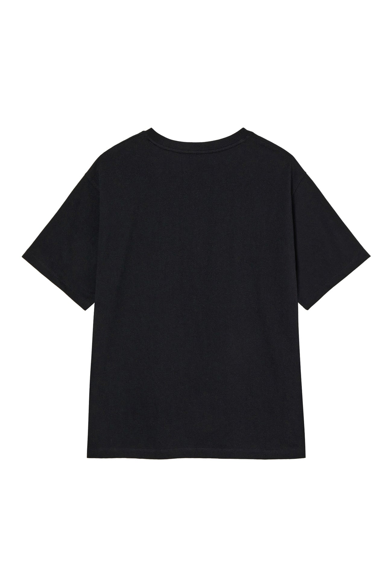 Deinet - Logo Embroidery Oversized T-Shirt (Black) product image 2 | TRAB K-Fashion Australia
