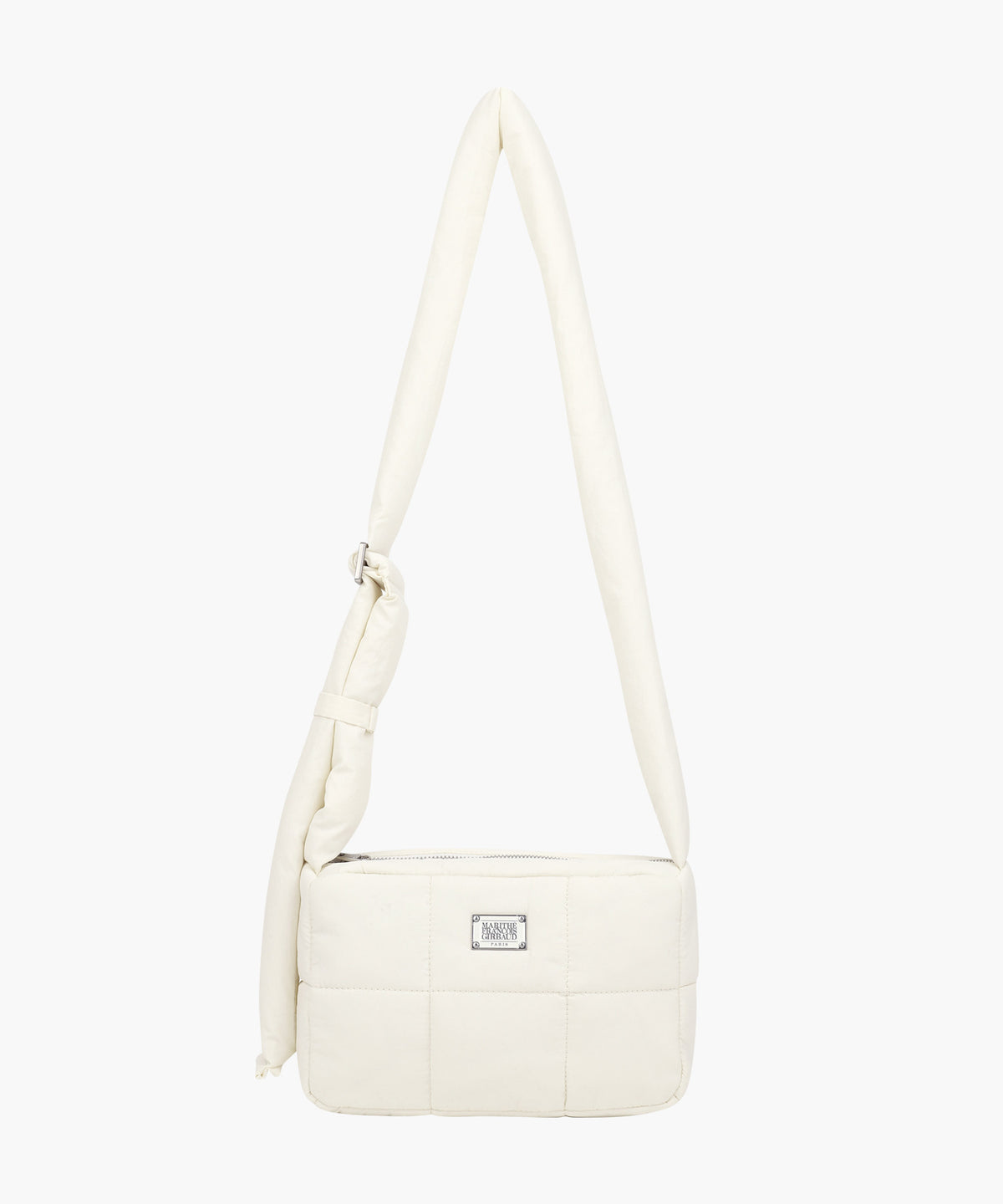 Marithe & Francois Girbaud - Classic Logo Padding Cross Bag (Ivory) product image 1 | TRAB K-Fashion Australia