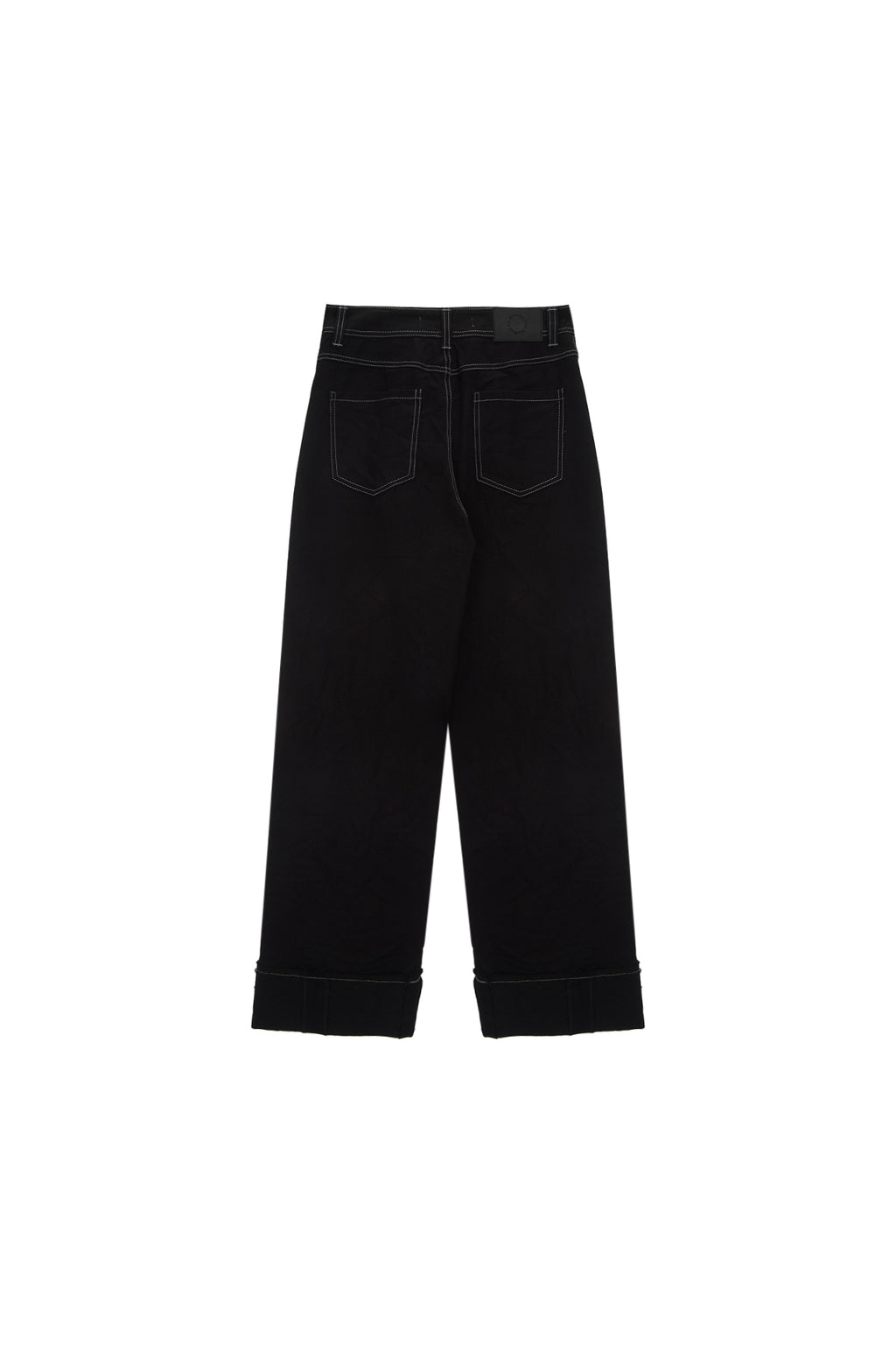 Matin Kim - Pigment Washed Denim Pants (Dark Navy) product image 2 | TRAB K-Fashion Australia