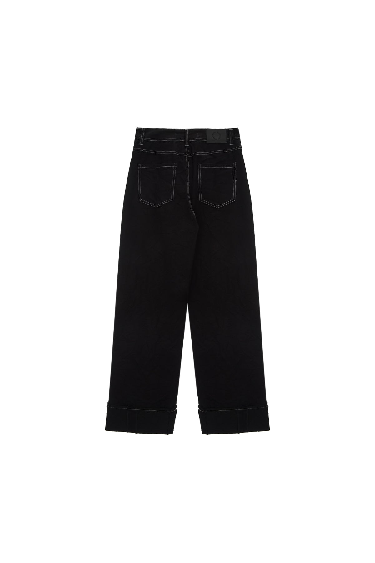 Matin Kim - Pigment Washed Denim Pants (Dark Navy) product image 2 | TRAB K-Fashion Australia