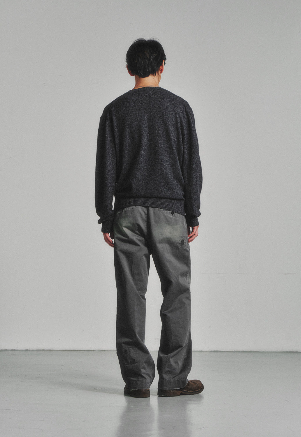 Art if acts - Cashmere V-Neck Knit (Anchor) product image 4 | TRAB K-Fashion Australia
