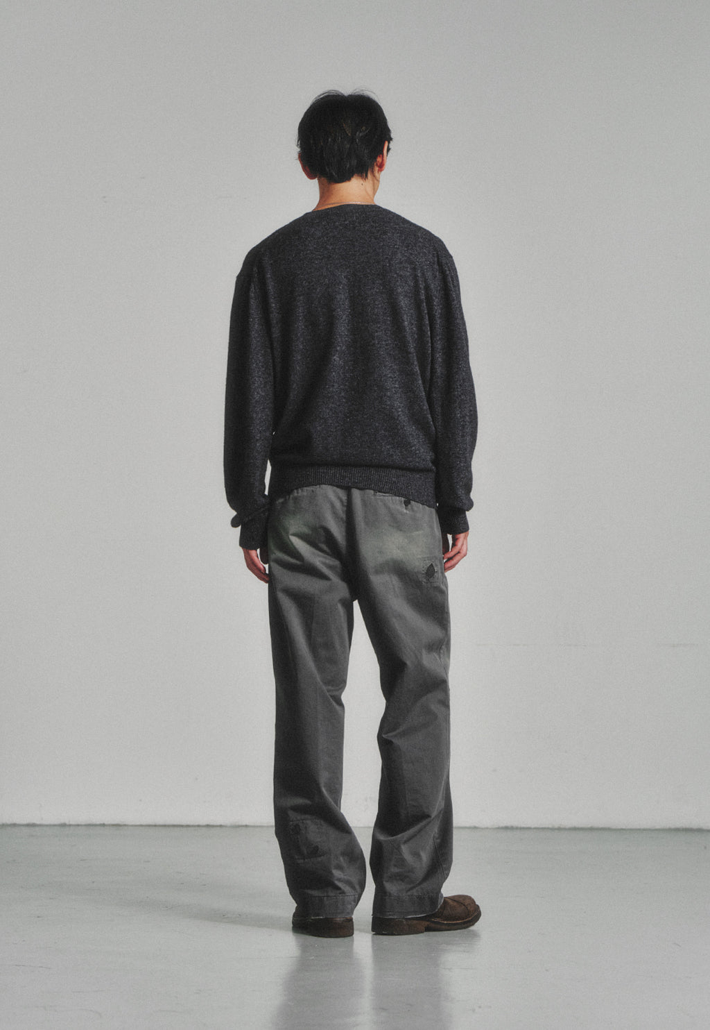 Art if acts - Cashmere V-Neck Knit (Anchor) product image 4 | TRAB K-Fashion Australia