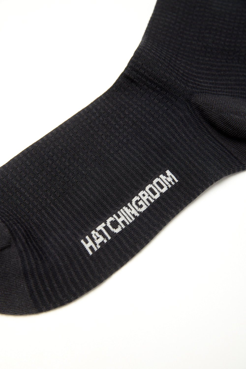 Hatchingroom - Grid Socks Charcoal ((3pcs)) product image 4 | TRAB K-Fashion Australia