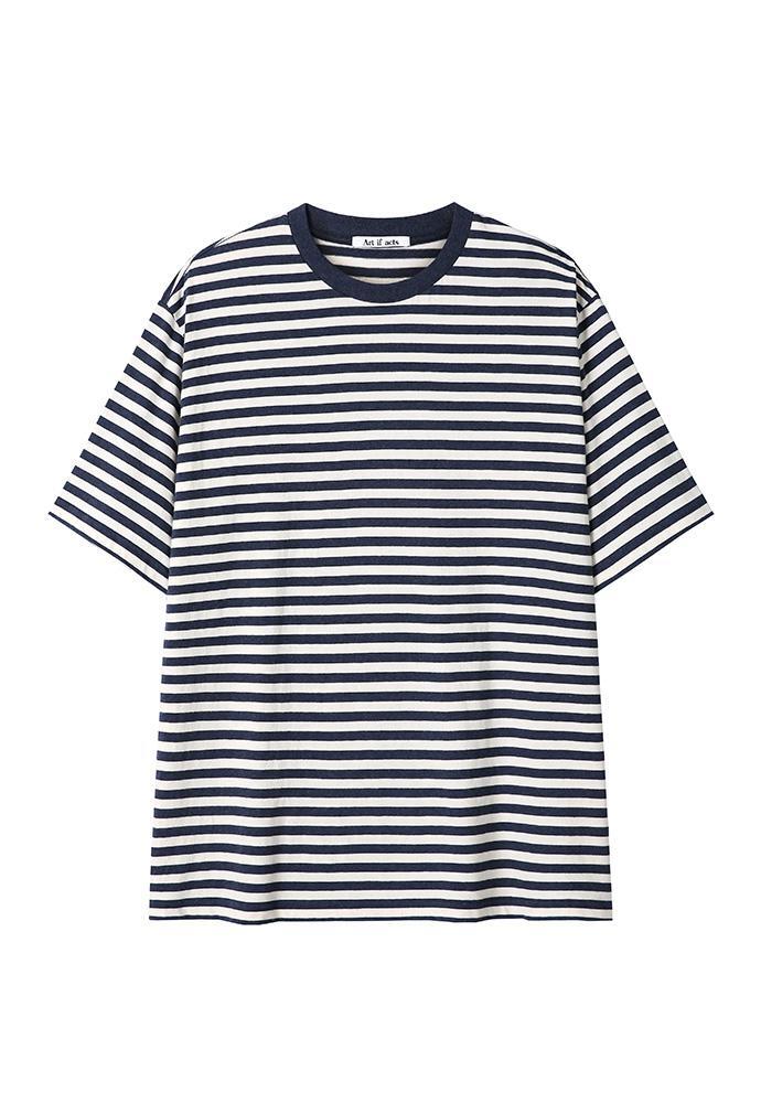 Art if acts - French Stripe S/S Tee (Navy) product image 8 | TRAB K-Fashion Australia