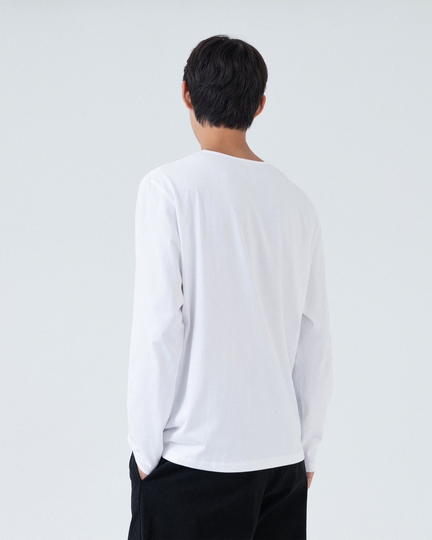 Brownyard - Essential Long Sleeve (White) product image 2 | TRAB K-Fashion Australia