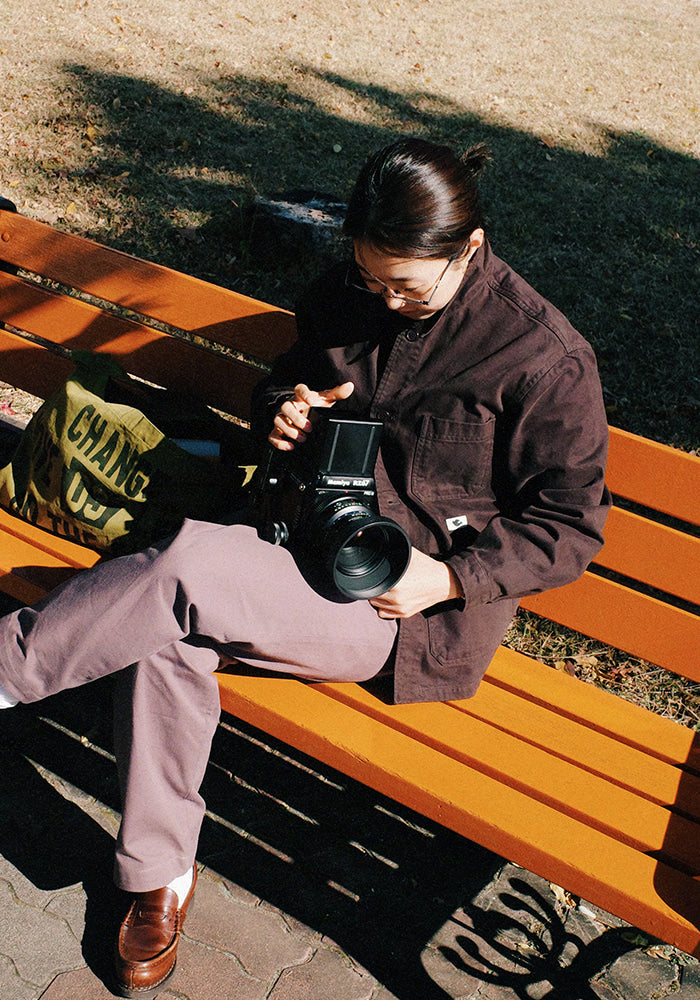 Collect Pieces - Peace Bird Work Jacket (Dark Brown) product image 8 | TRAB K-Fashion Australia