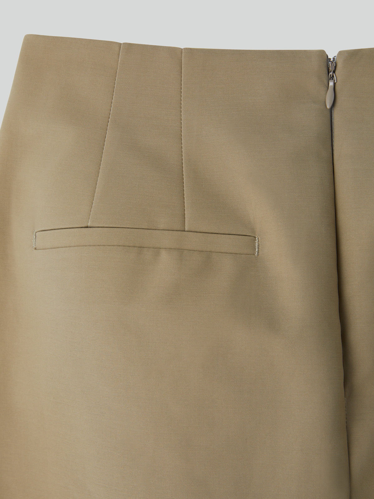 Recto - Heavy Cotton Pencil Skirt (Khaki Beige) product image 7 | TRAB K-Fashion Australia