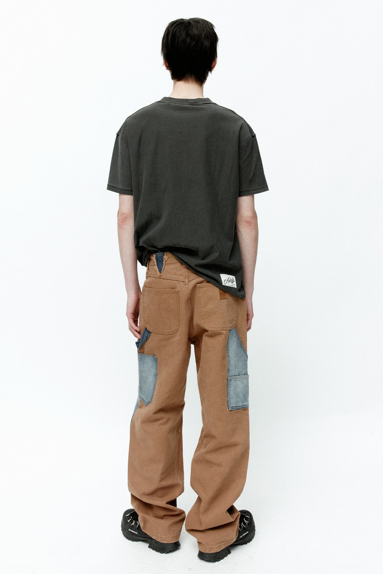 Andersson Bell - Unisex Re-Make Carpenter Jeans (Brown/Blue) product image 8 | TRAB K-Fashion Australia