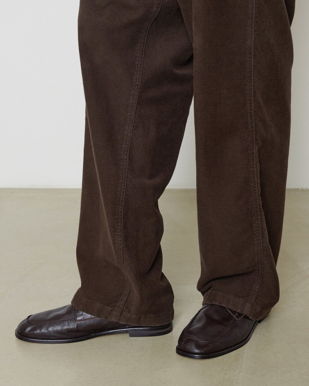 Brownyard - Moleskin French Work Pants (Dark Brown) product image 6 | TRAB K-Fashion Australia