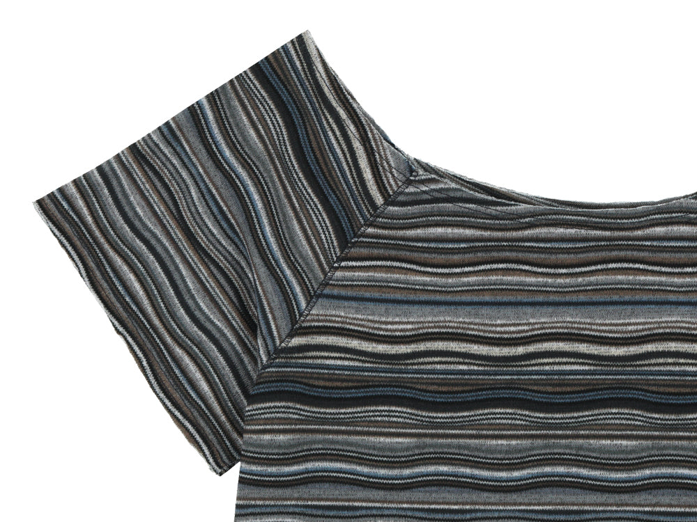 Coyseio - Wave Stripe Knit T-Shirt (Navy) product image 17 | TRAB K-Fashion Australia