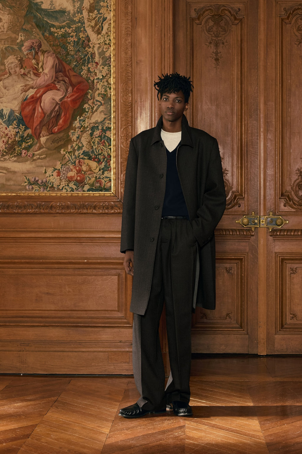 STU - Crease Mac Coat (Brown) product image 4 | TRAB K-Fashion Australia