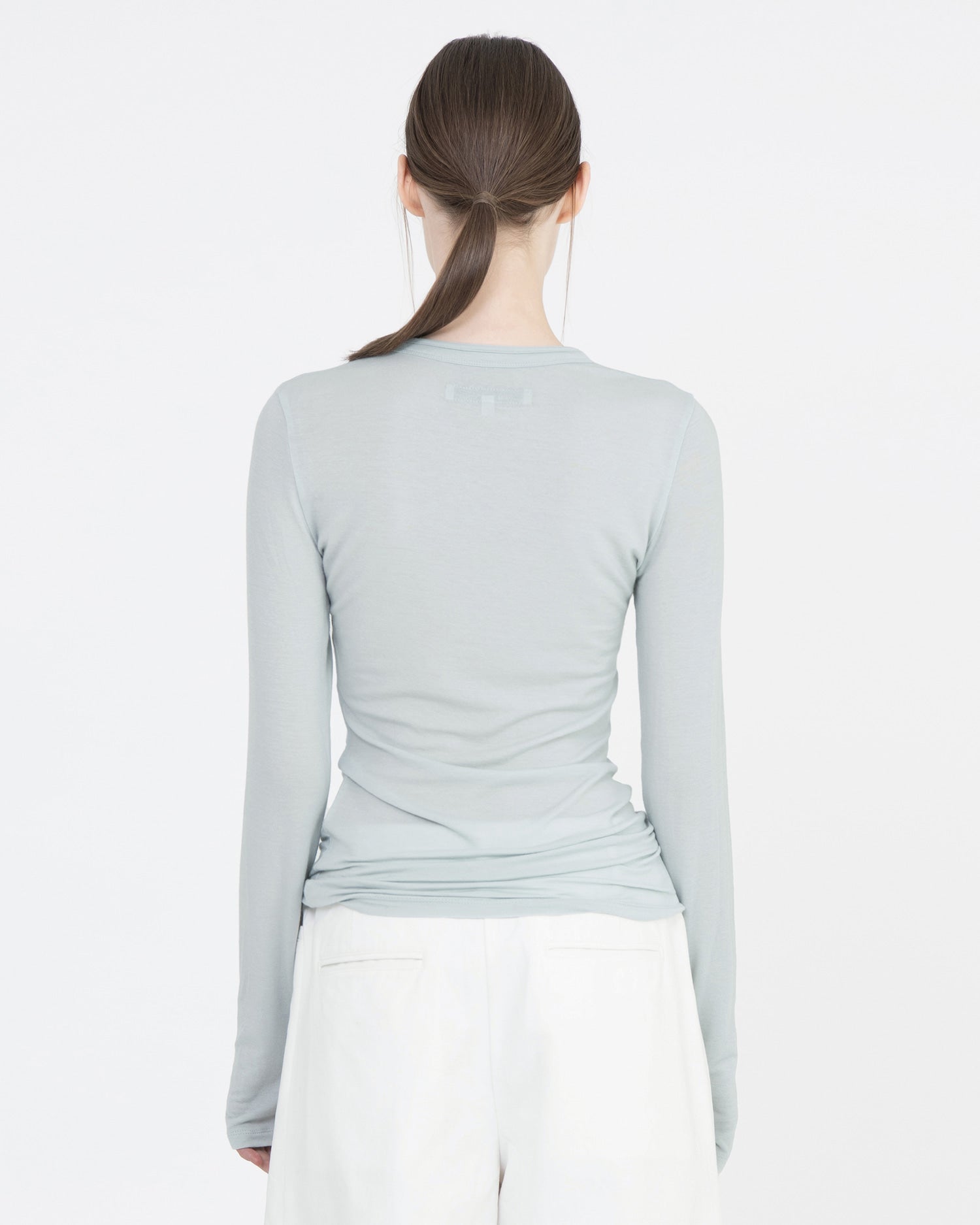Brownyard - Seethrough Long Sleeve (Blue Grey) product image 2 | TRAB K-Fashion Australia
